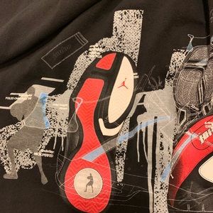 Jordan shoe art t-shirt unique rare